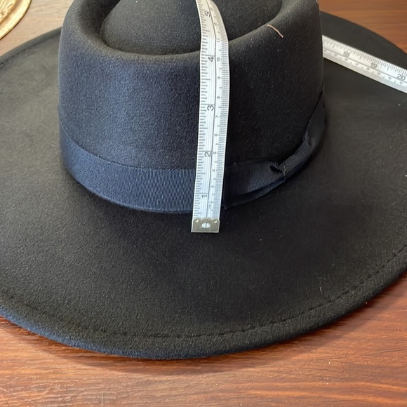 Black bolero  Fedora wide brim - Picture 9 of 15